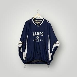 Vintage Toronto Maple Leafs Windbreaker Jacket Size XL Men’s